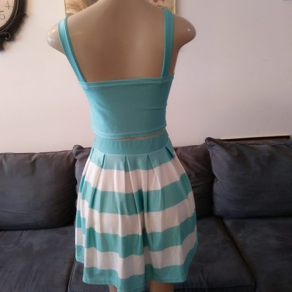 Pleated Skirt Set